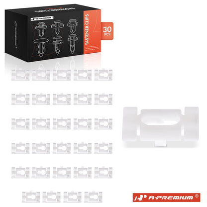 30Pcs Nylon Quarter Belt Reveal Moulding Clips for GM
