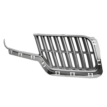 Front Grille Replacement Silver Chrome ABS Plastic Passenger Side for Jeep Cherokee (2014–2022)