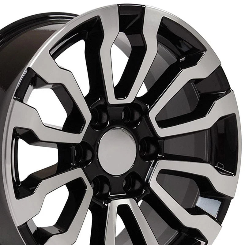 18" Machined Black Wheel for 1992-1994 Chevy Blazer - RVO1989