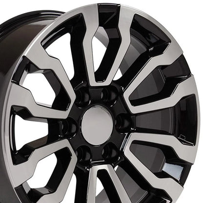 18" Machined Black Wheel for 1992-1994 Chevy Blazer - RVO1989