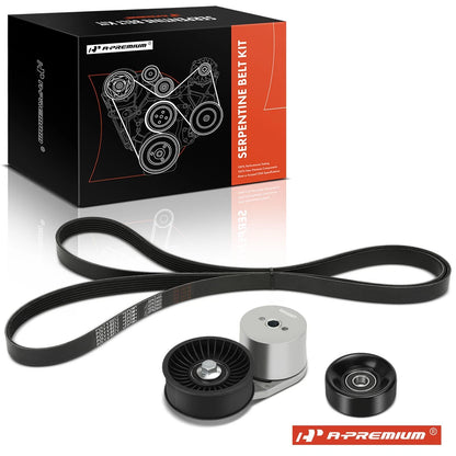 3X Serpentine Belt Drive Component Kit for Chevrolet C1500 (1990–1999)