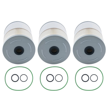 3 Pcs Fuel Filter for Detroit Diesel DD13 DD15 DD16 (2010–2016)