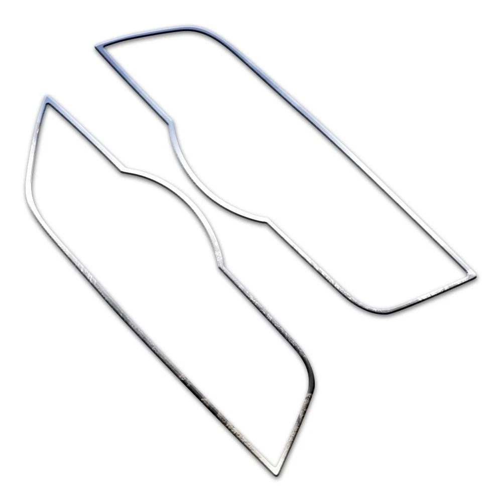 2pc Chrome Front Foglight Surrounds for 2009-2012 Chevy Traverse