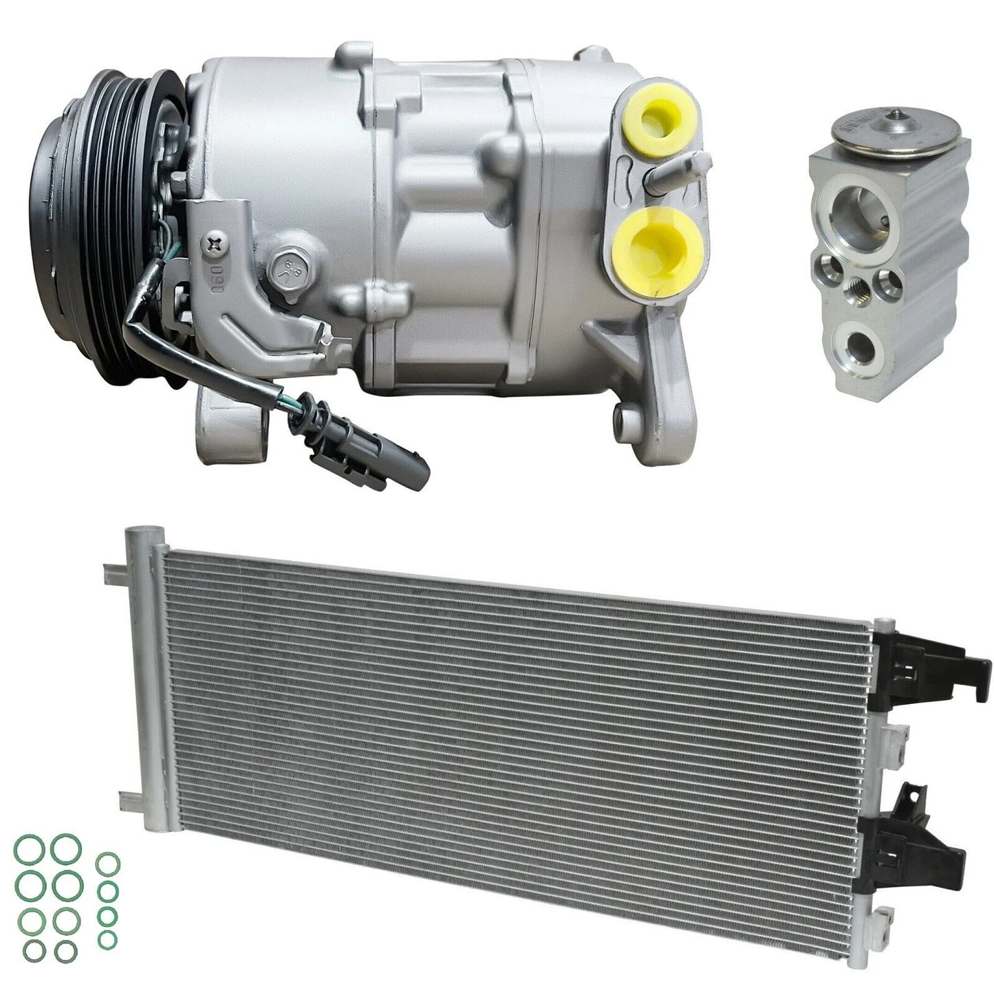 A/C Compressor Kit With Condenser for GMC Sierra 1500 5.3L (2020–2020)