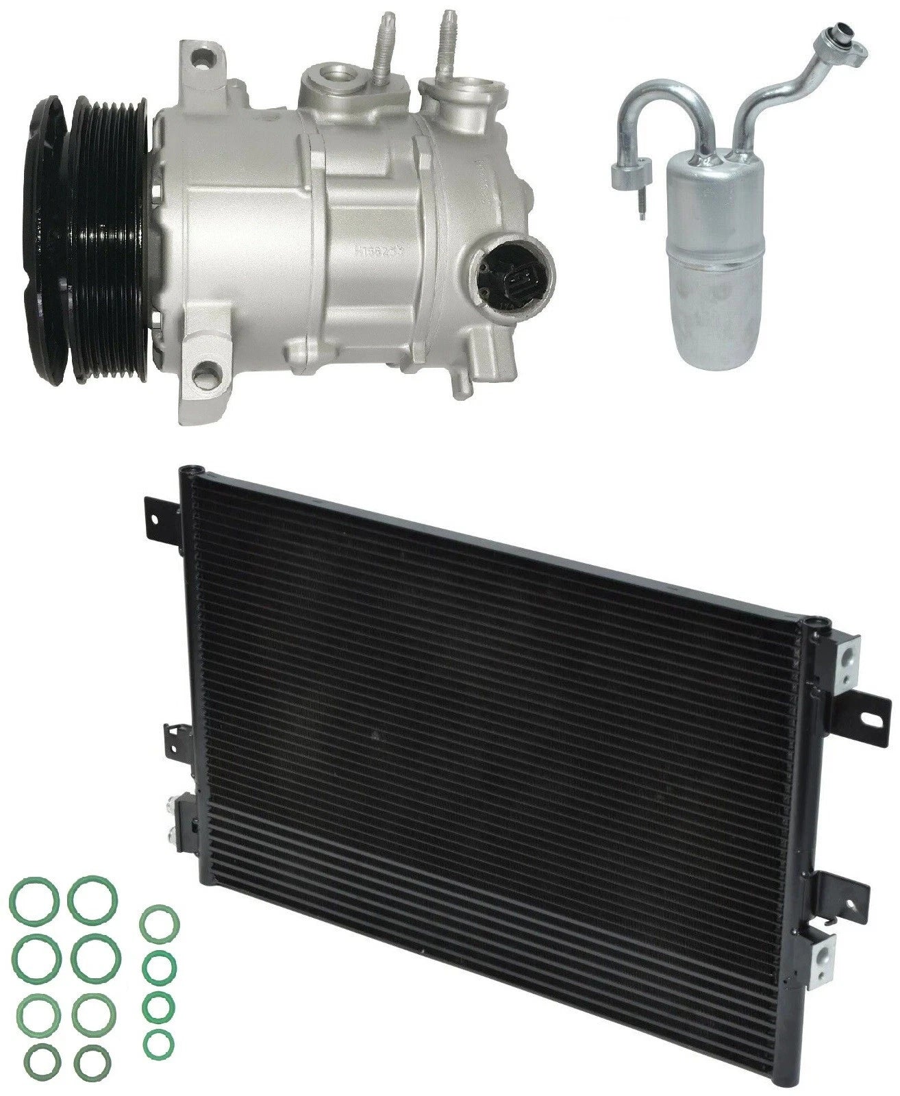 AC Compressor Kit With Condenser For Chrysler 200 2.4L (2011–2014)