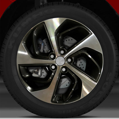 19x7.5 Factory Wheel (Dark Greenish Charcoal Machined) for Hyundai Tucson