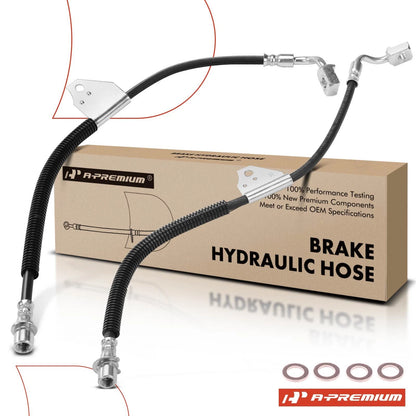 2X Front Brake Hydraulic Hose for Chevy Astro GMC Safari (2003–2005) AWD