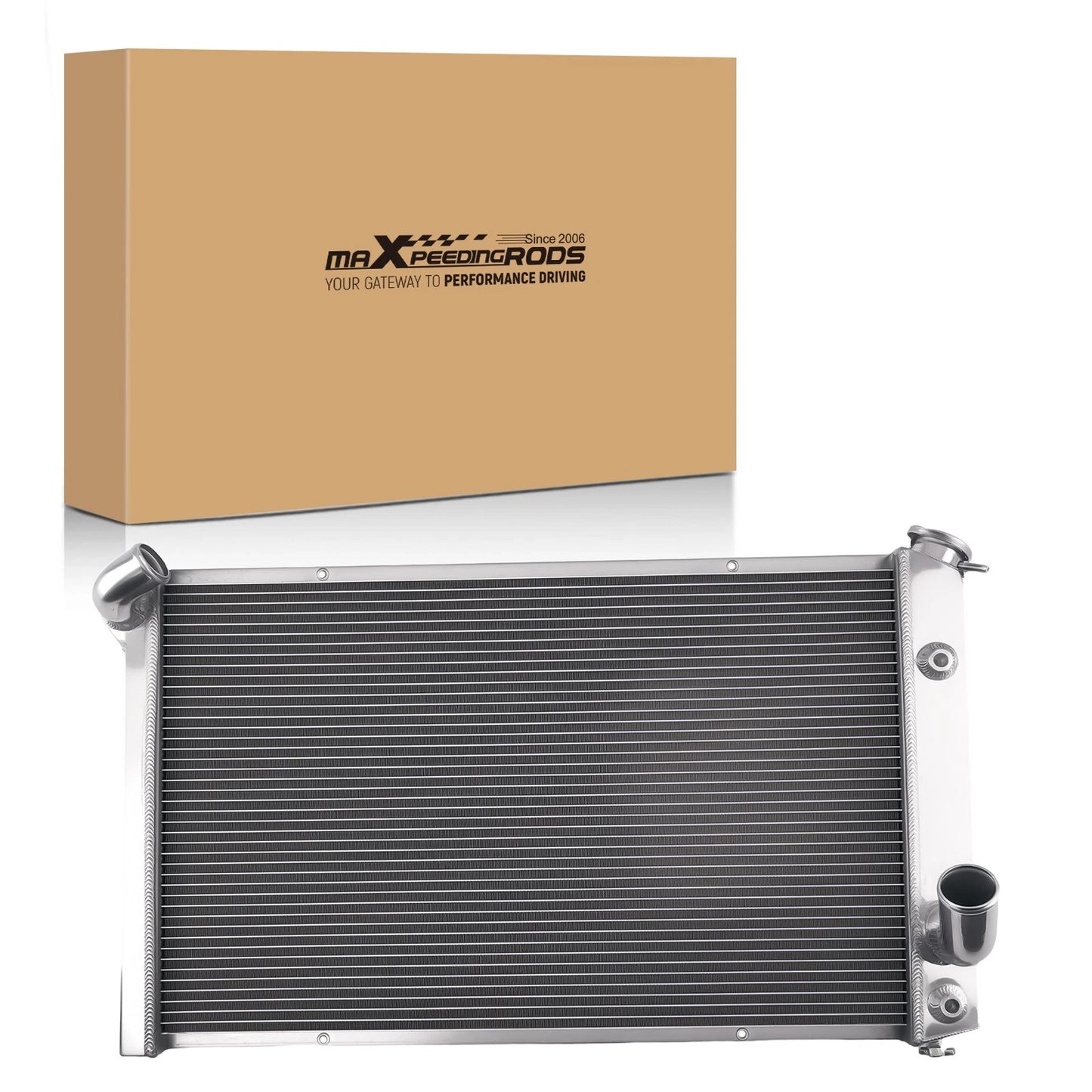 4 Row Aluminum Cooling Radiator for Chevrolet Corvette (1973–1976)