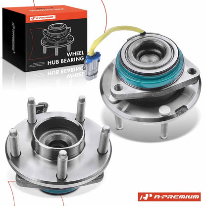 2X Front Wheel Hub & Bearing Assembly with ABS for Chevrolet Corvette (2014–2019)