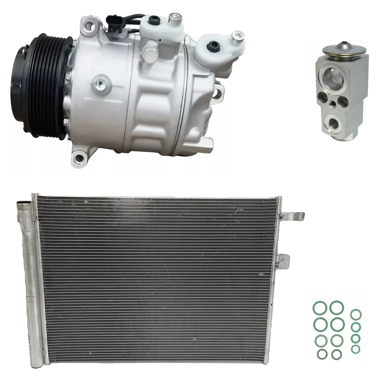 AC Compressor Kit with Condenser for BMW X7 xDrive 4.4L (2019–2022)