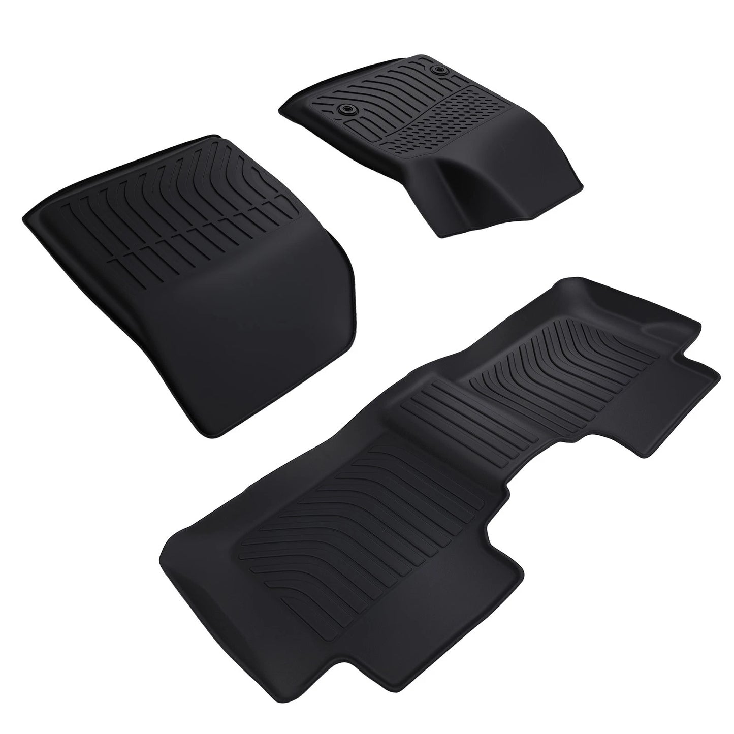 All Weather Black Floor Mats Liner for Chevrolet Blazer (2019–2025)