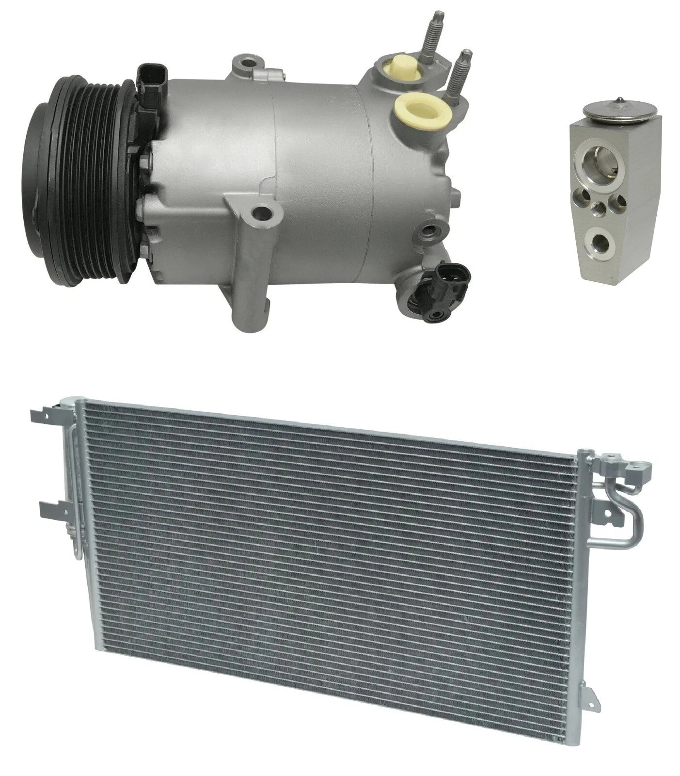 AC Compressor Kit With Condenser Replacement for Ford Escape 1.5L (2018)