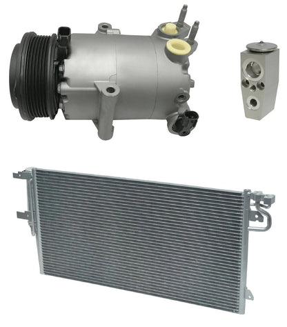 AC Compressor Kit With Condenser Replacement for Ford Escape 1.5L (2018)