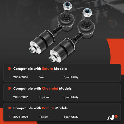2X Rear Stabilizer Sway Bar Link for Chevy Equinox (2005–2006)