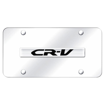 Chrome Name on Chrome License Plate - Officially Licensed for Honda CR-V