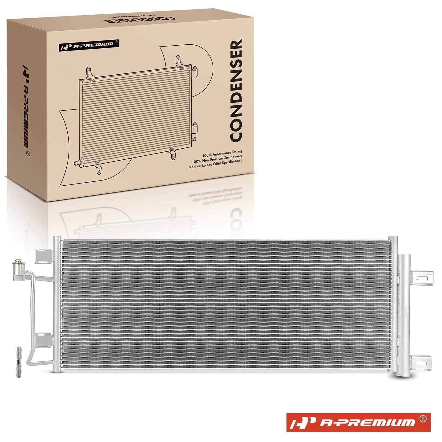 A/C Condenser with Receiver Drier & Bracket for Chevy Colorado GMC Canyon