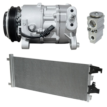AC Compressor Kit With Condenser for GMC Sierra 1500 5.3L (2019–2019)