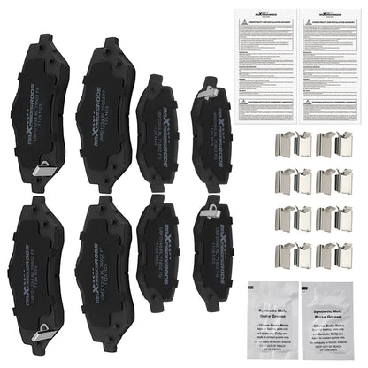Front Rear Ceramic Brake Pads for Jeep Liberty V6 (2008–2012)