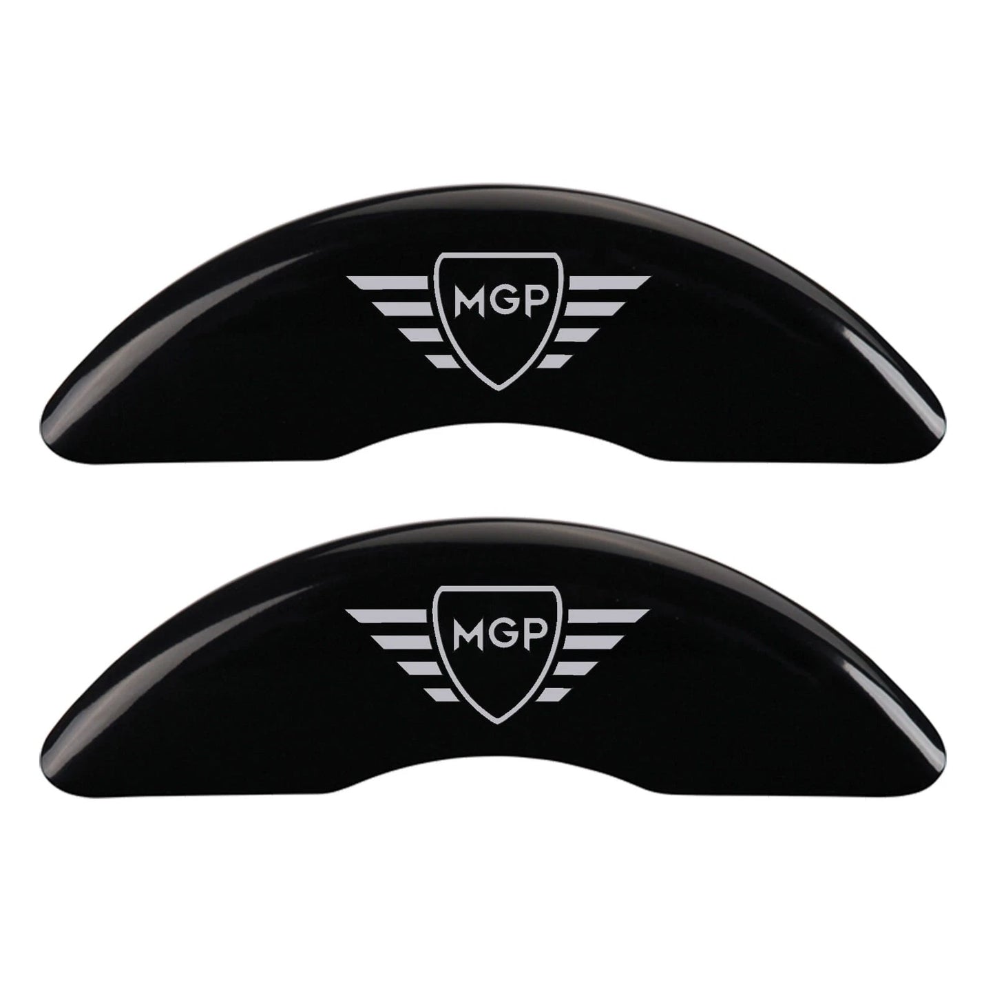 Caliper Covers Set of 4 Black w MGP Logo for Jaguar E-Pace (2018–2020)