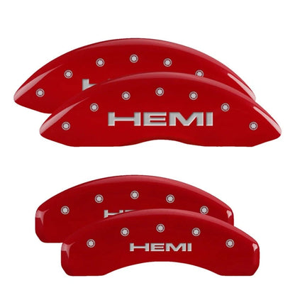 Brake Caliper Covers Set of 4 Engraved Hemi for 2022–2024 Jeep Wagoneer
