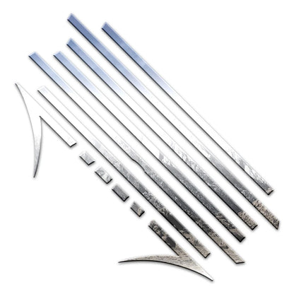 12pc. Luxury FX Chrome 1' Arrow Accent Trim for 2006-2012 Ford Fusion