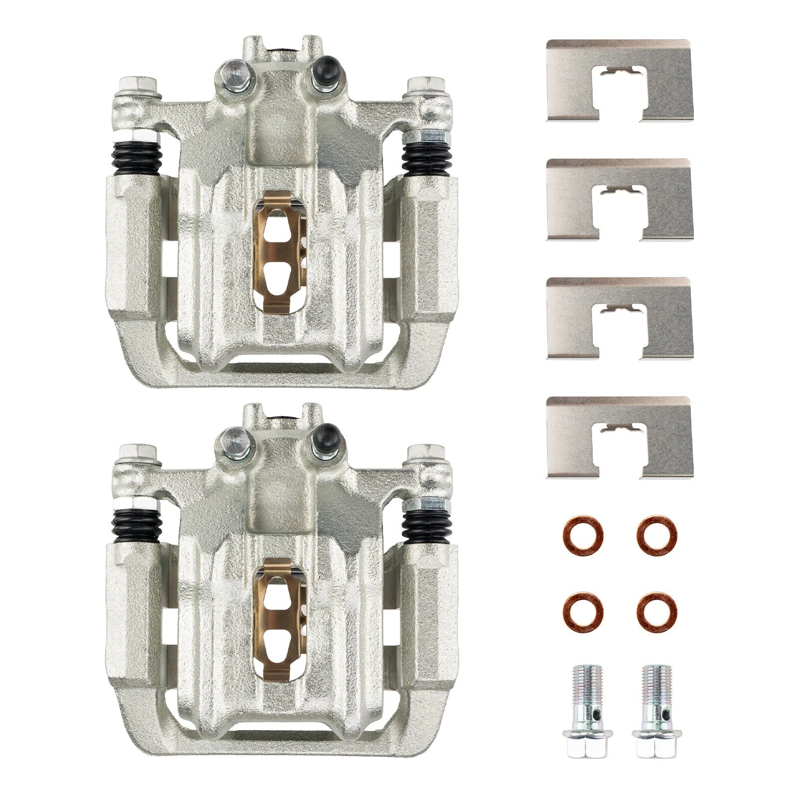 2x Brake Calipers w/ Bracket for Honda CR-V Crosstour Acura RDX (2010–2015)