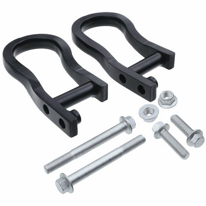 2X Tow Hooks for Chevy Silverado 1500 (2007–2018) GMC Sierra 1500 Limited