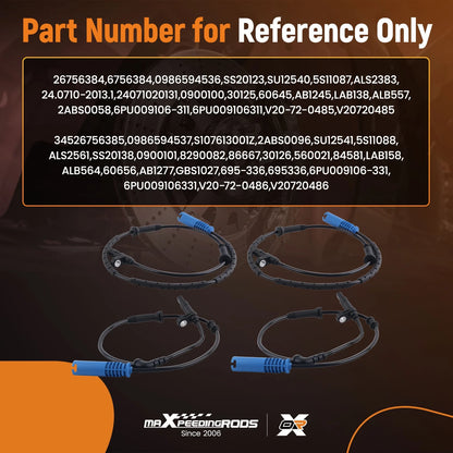 Front ABS Speed Sensor for Mini One Cooper (2001–2006) R50 R52 R53