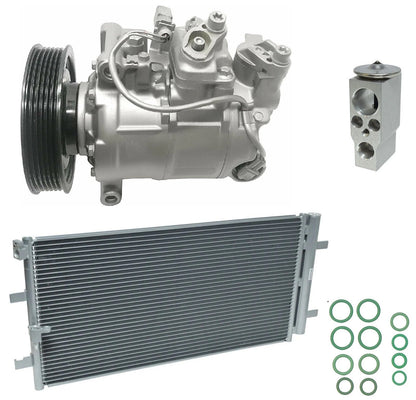 AC Compressor Kit With Condenser Replacement for Audi S5 3.0L (2015–2019)