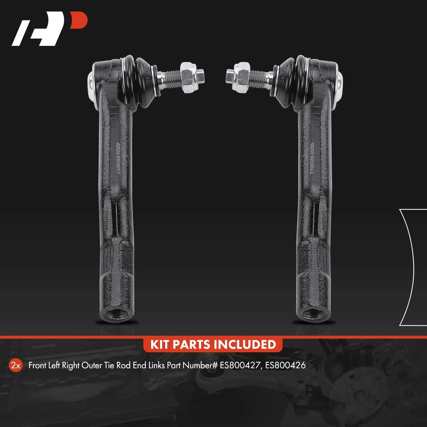 2X Outer Tie Rod Ends for Suzuki Grand Vitara (1999–2005)