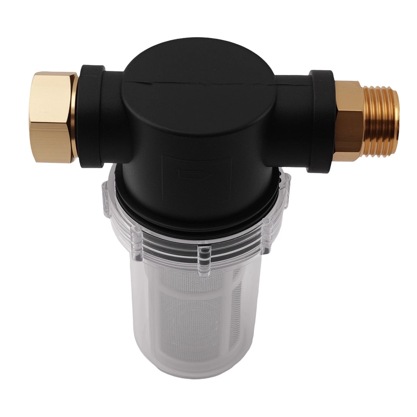 Brass Hose Inline Filter for Pressure Washer 3/4" Thread (Stainless Steel)