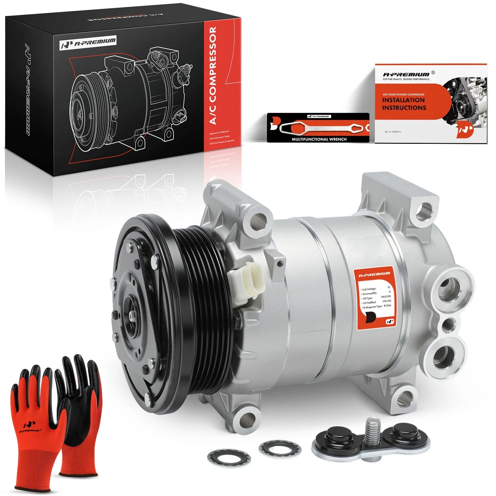A/C Compressor with Clutch for Chevy Blazer (1999–2005)