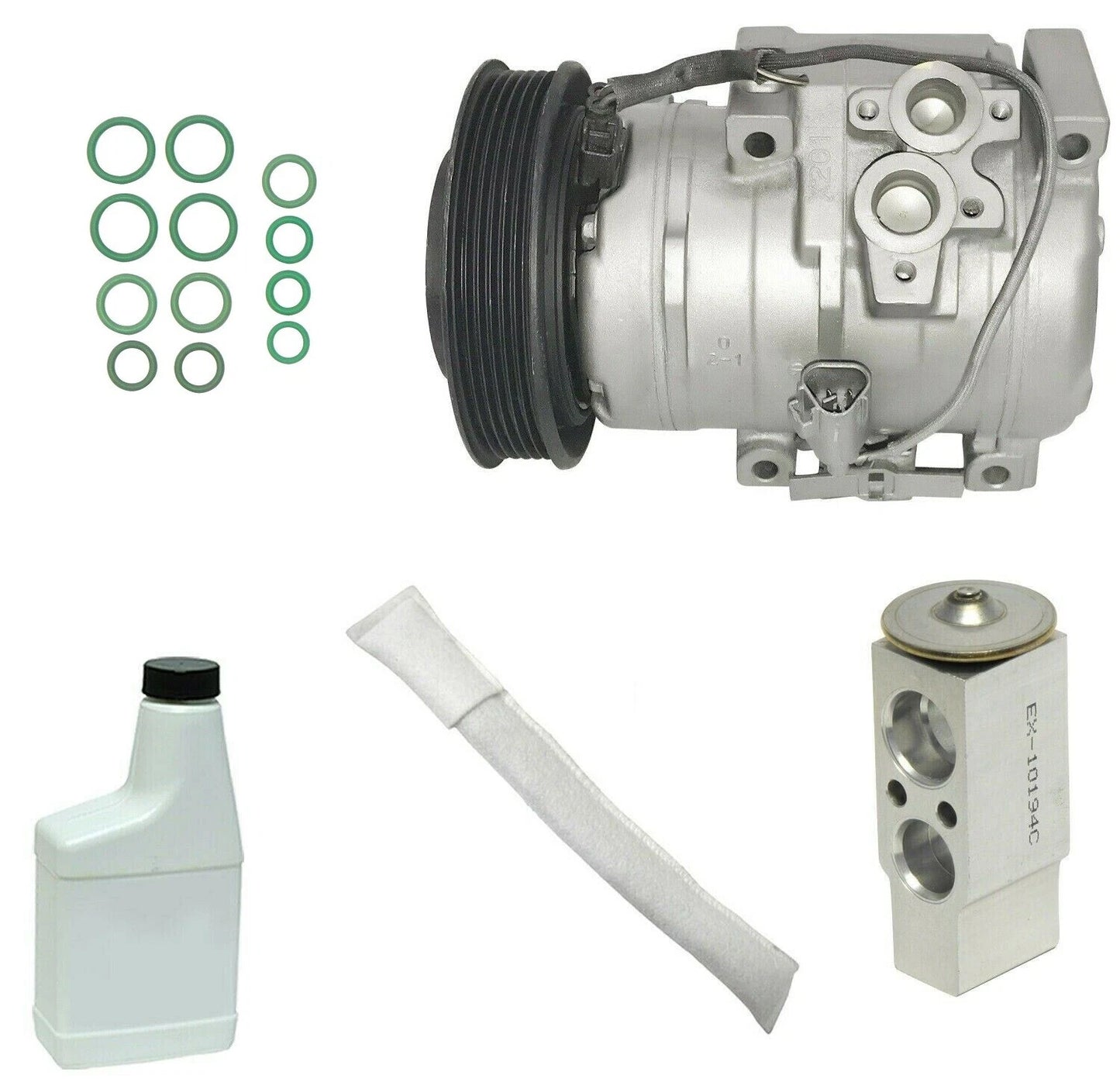 AC Compressor Kit with Valve for Toyota Hilux (2005–2015)