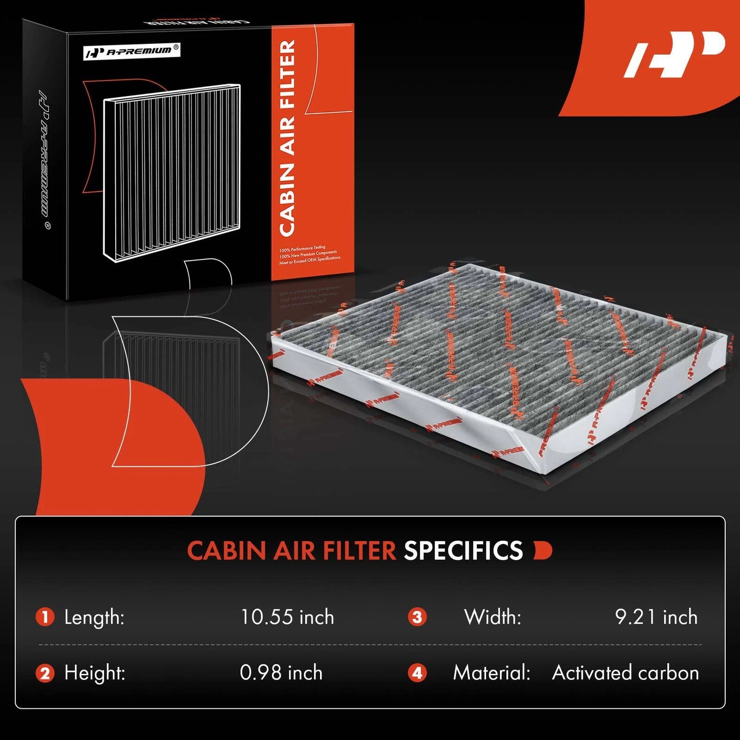 Activated Carbon Cabin Air Filter for Chevrolet Silverado (2019–2023)
