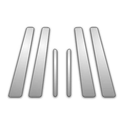 02-05 Chrome 6pc Pillar Covers to fit Hyundai Sonata - Upgrade Your Auto P3650