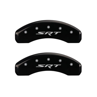 Black SRT Caliper Covers for 2008–2014 Dodge Challenger SRT8 by MGP