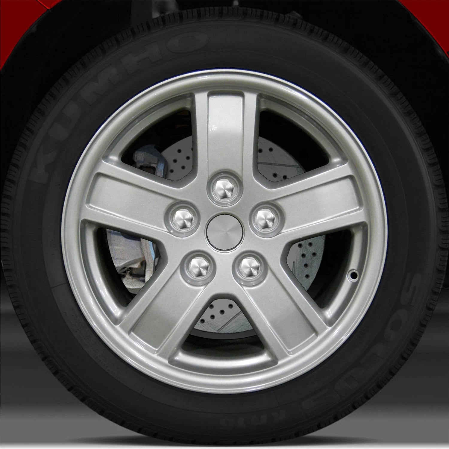 18x8 Factory Wheel (Sparkle Silver) for 2006-2009 Dodge Durango