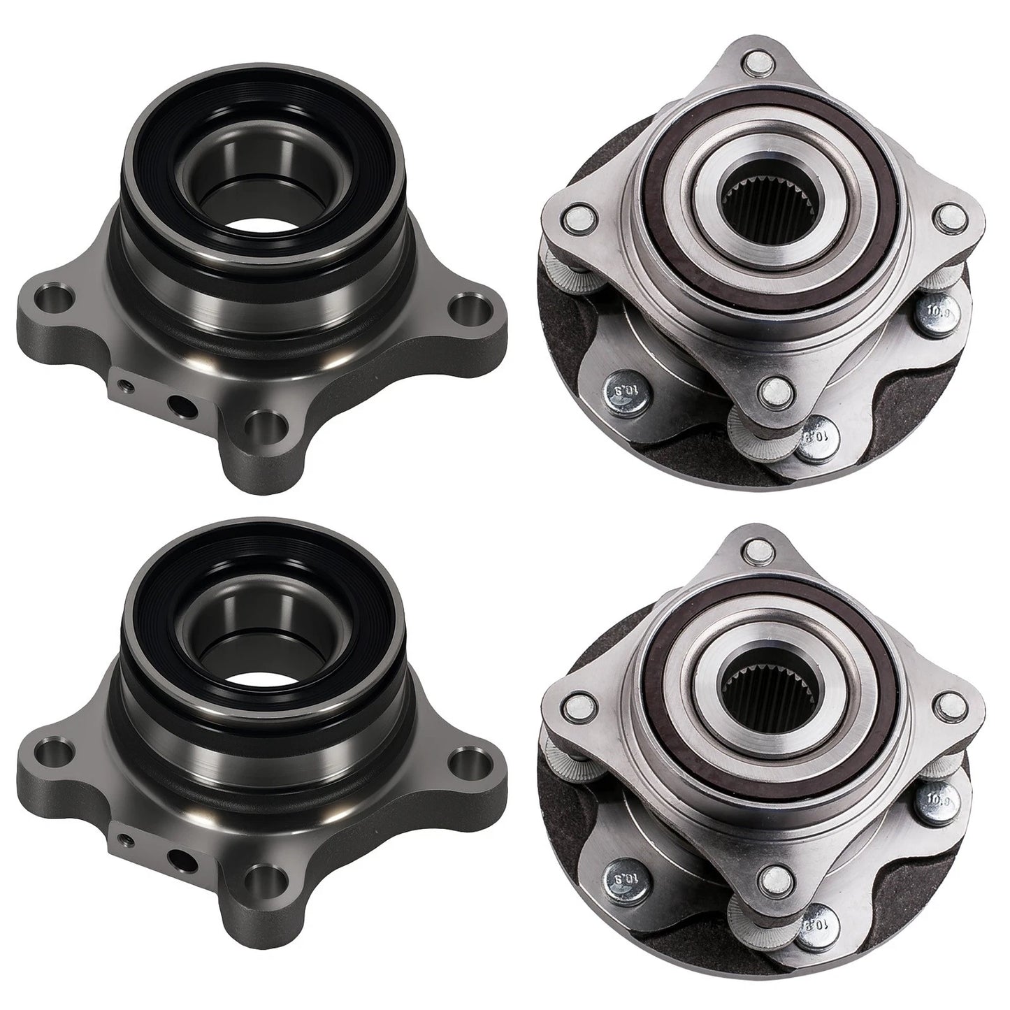 Front Rear Wheel Bearing Hub for Toyota 4Runner 4WD (2003–2016)