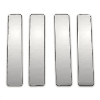 Chrome Pillar Post Covers 4 Piece Replacement for Lincoln Mark LT (2004–2014)