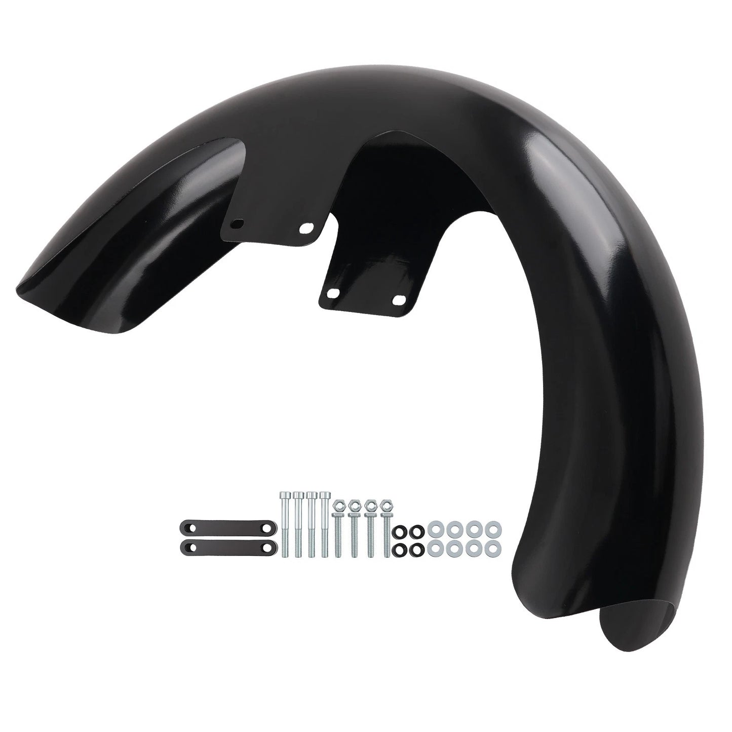 Front Mud Flap for Harley Electra Glide FLHT FLHTC (1994–2013) Vivid Black