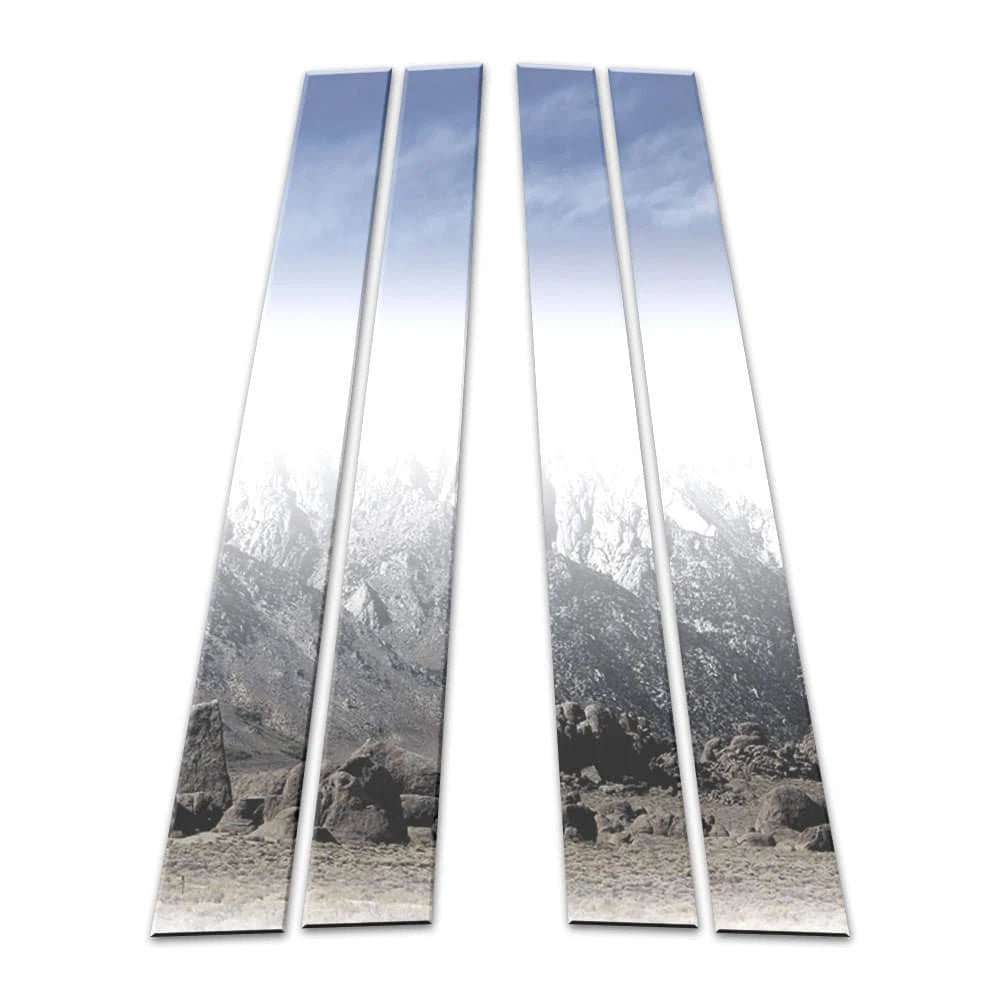 Chrome Pillar Post Covers 4Pc for Kia Rondo (2006–2016)