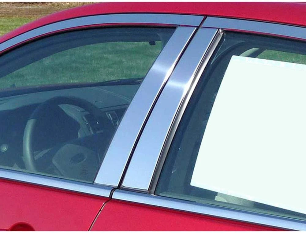 4pc. Luxury FX Chrome Pillar Post Set for 2006-2012 Lincoln MKZ
