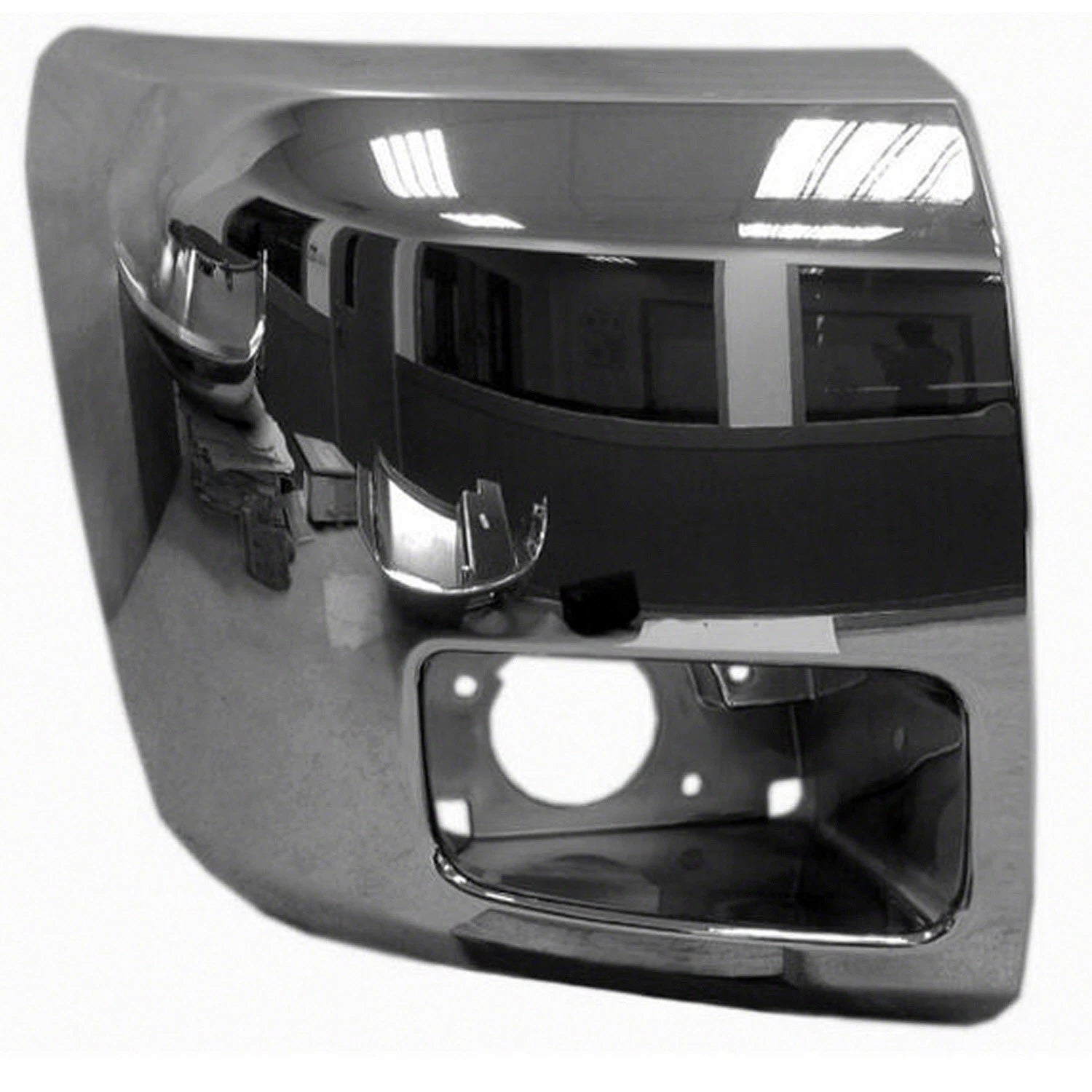 Replacement Chrome Passenger Side Front Bumper End (See compatibility Chart)