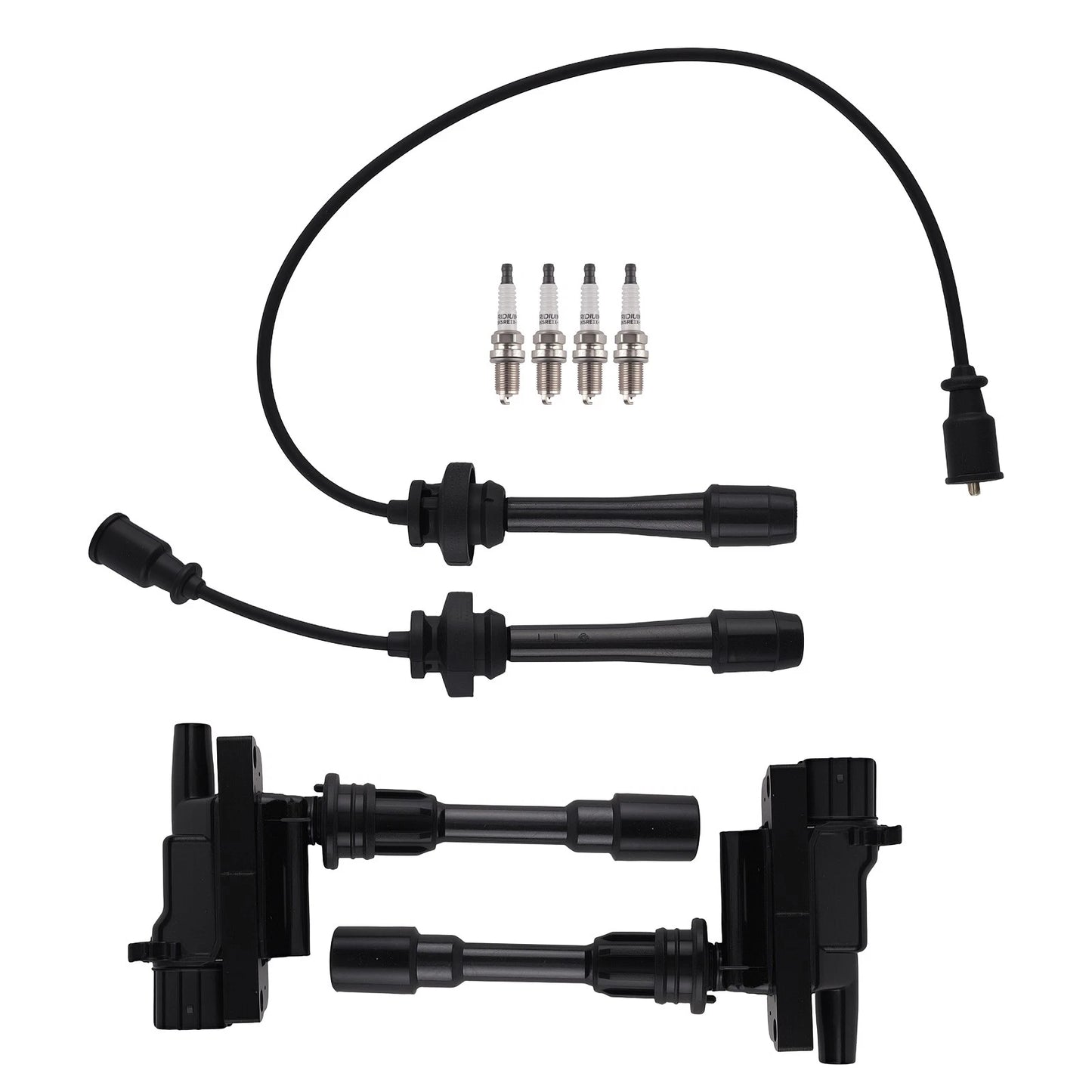 Ignition Coil and Spark Plug Wire Set for Mazda Protege5 (2002–2003)