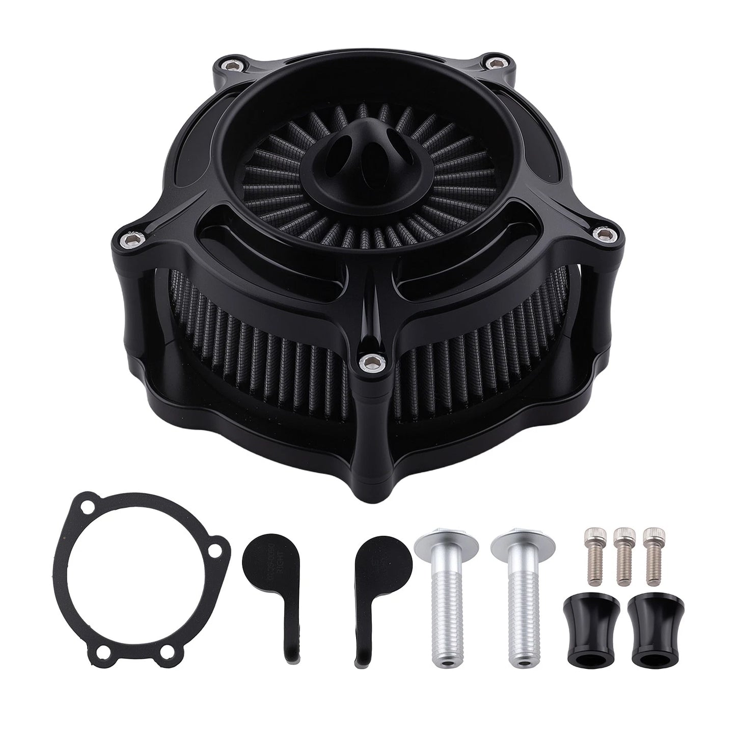 Black Aluminum Air Cleaner Assembly for Harley Sportster XL (2004–Present)