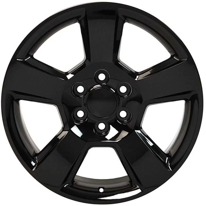 Gloss Black Wheel 20 Inch for 2003–2014 GMC Savana 1500