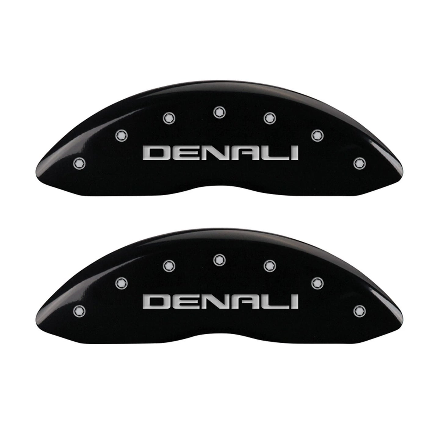 Caliper Covers Front and Rear Black Denali for 2015–2020 GMC Yukon Denali