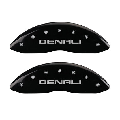 Caliper Covers Front and Rear Black Denali for 2015–2020 GMC Yukon Denali