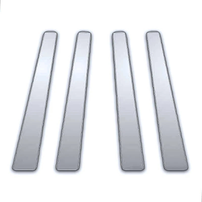 4Pc Chrome Pillar Post Covers for Nissan Versa (2007–2011)