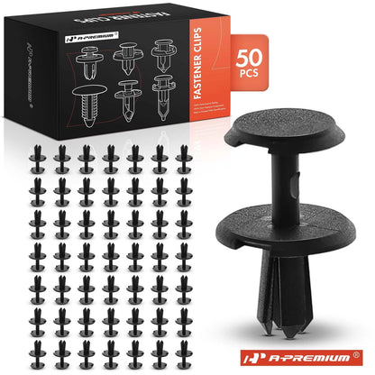 50Pcs 5mm Nylon Expansion Rivet Clips for Mercedes